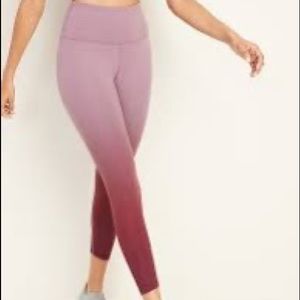 Old Navy Elevate Leggings 7/8 Ombré